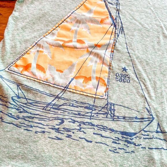 Crewcuts Boy's Sailboat Appliqué Tee, Size 12 - Picture 2 of 5